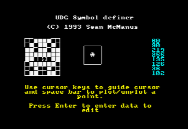 Screenshot of UDG Definer