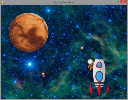 Screenshot of the spacewalk simulator