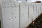 graves of unknown soldiers from the First World War