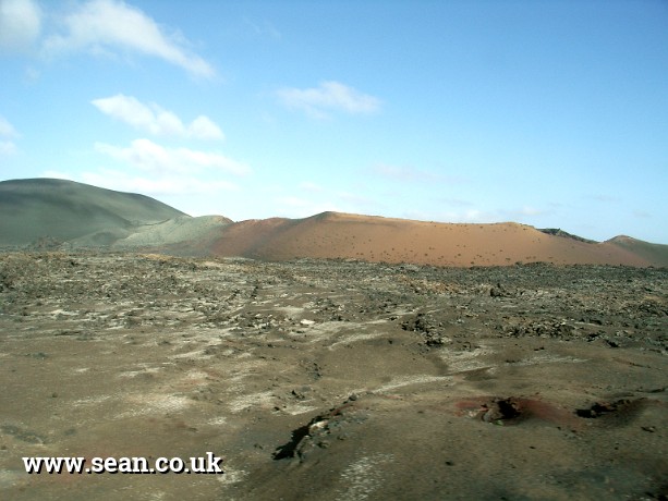 Photo of the landscape in Timanfaya National Park in Lanzarote