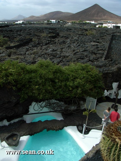 Photo of the view from the César Manrique Foundation in Lanzarote