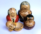 Russian leader matreshka dolls