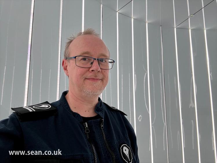 Sean McManus in the transporter